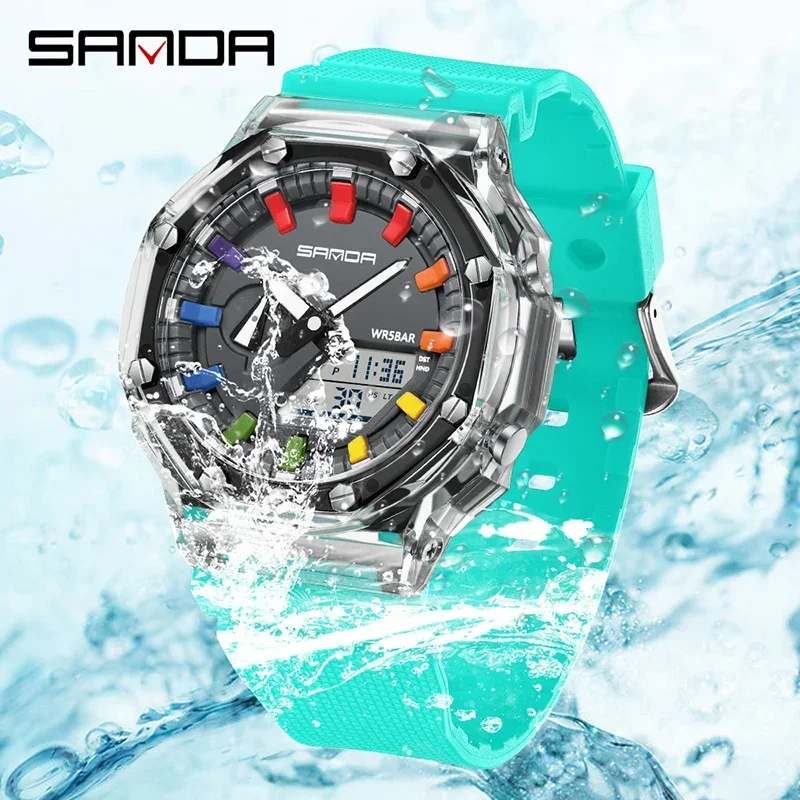 SANDA G style Men Watch Countd – Luxury Watch G Shock recenzja i cena