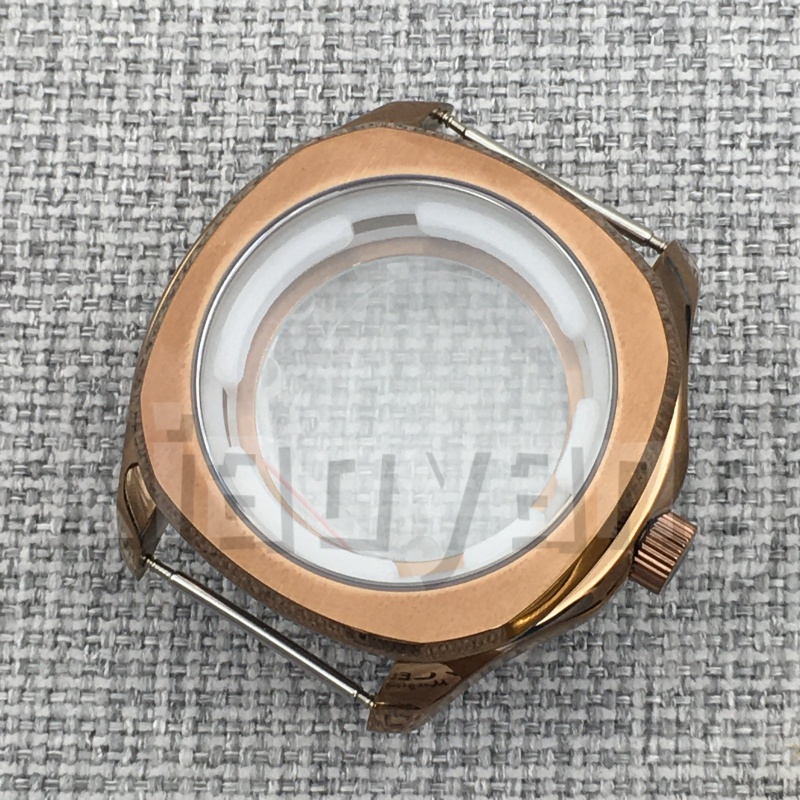 40mm PVD Brass Bronze Watch Ca – Bronze Case Watch recenzja i cena
