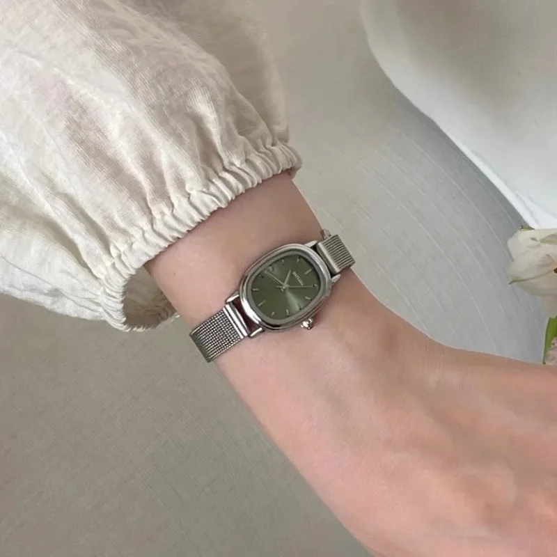 Small Oval Dial Green Watch Si – Luxury Watch Green recenzja i cena