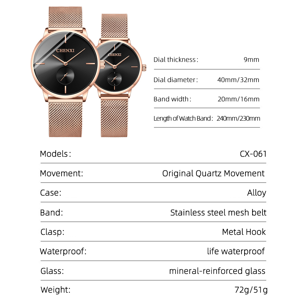 CHENXI Luxury Waterproof Men W – Luxury Watch Wallpaper recenzja i cena