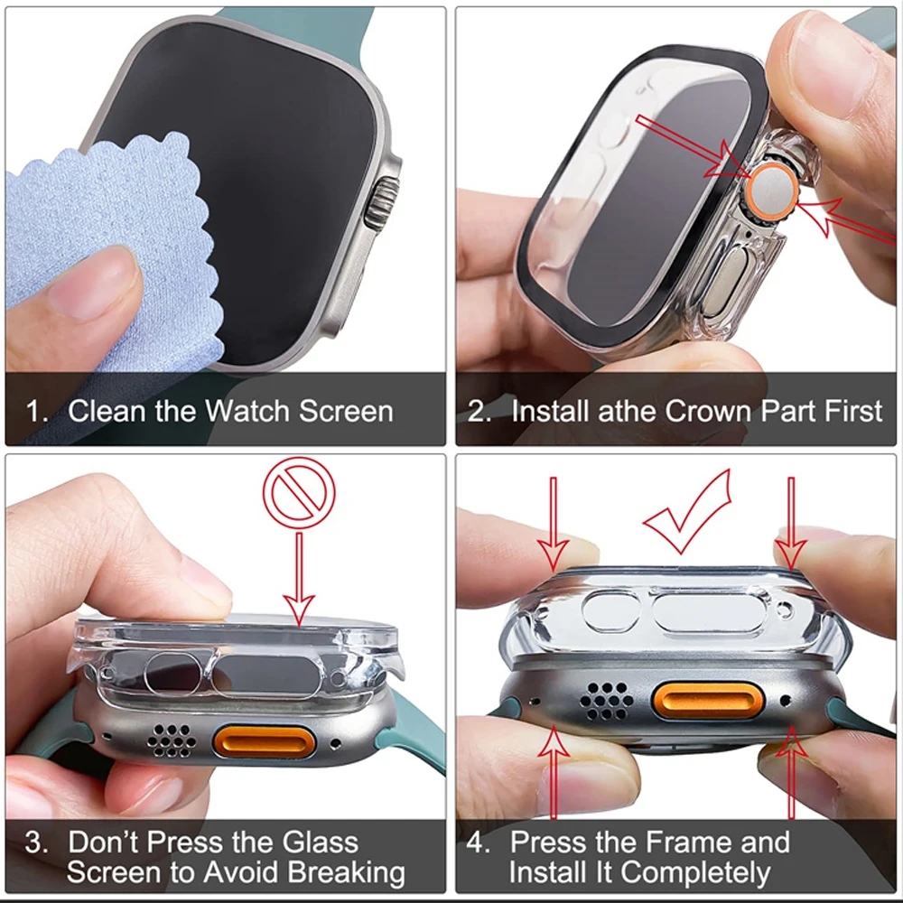 Glass+case For Apple Watch Ult – Luxury Watch Apple Bands recenzja i cena