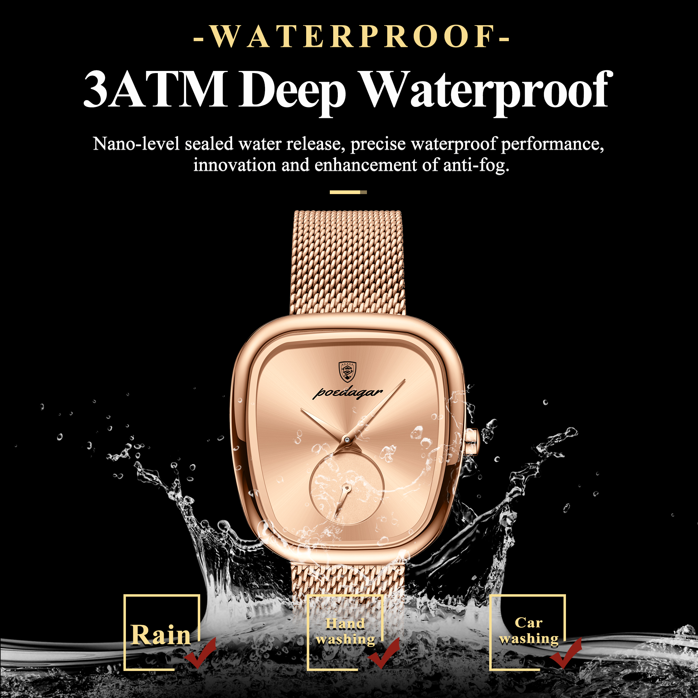 POEDAGAR Luxury Brand Woman Wa – Luxury Watch Green recenzja i cena